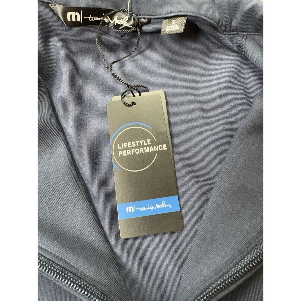 New Travis Mathew Mens S Performance Stretch Make Music 1/4 Zip Cloud Pullover - Picture 5 of 9